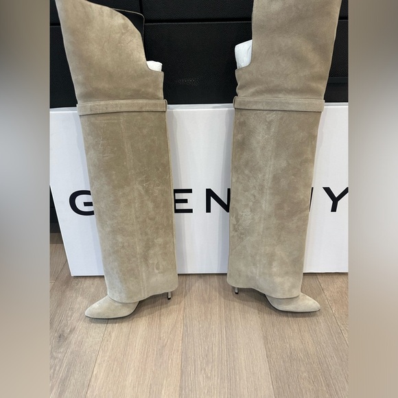 Brand New with Box Givenchy Over the Knee Shark Boots - Picture 2 of 11